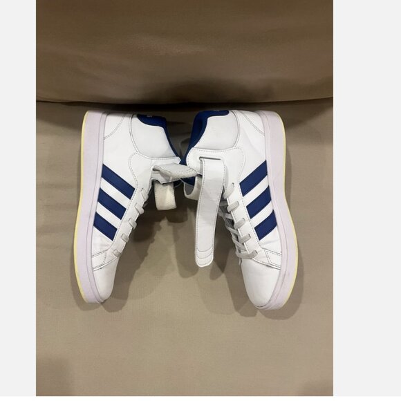 Adidas GRAND COURT blue TENNIS MID SHOES KIDS Size 8.5 womens - Picture 7 of 13
